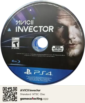 AVICII Invector PlayStation 4, NTSC disc