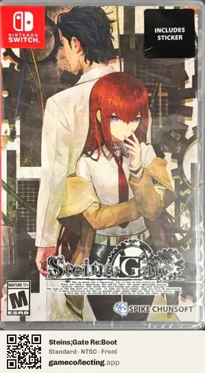 Steins;Gate Re:Boot Nintendo Switch, NTSC box front