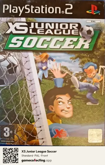 XS Junior League Soccer PlayStation 2, PAL box front