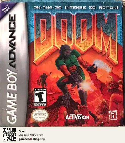 Doom Game Boy Advance, NTSC box front