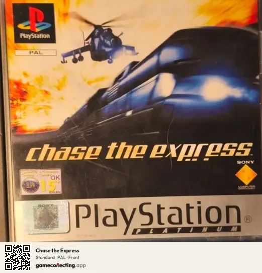 Chase the Express PlayStation, PAL box front