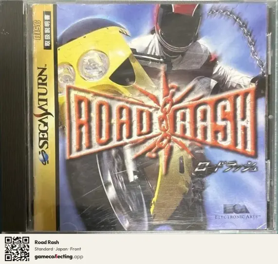 Road Rash Sega Saturn, Japan box front