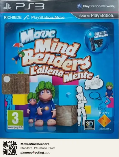 Move Mind Benders PlayStation 3, Italy box front