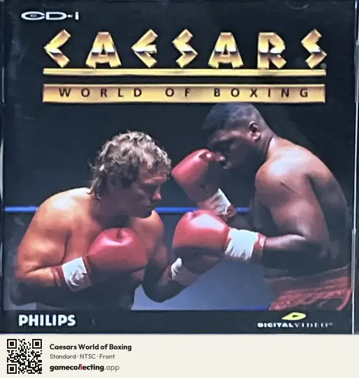 Caesars World of Boxing Philips CD-i, NTSC box front