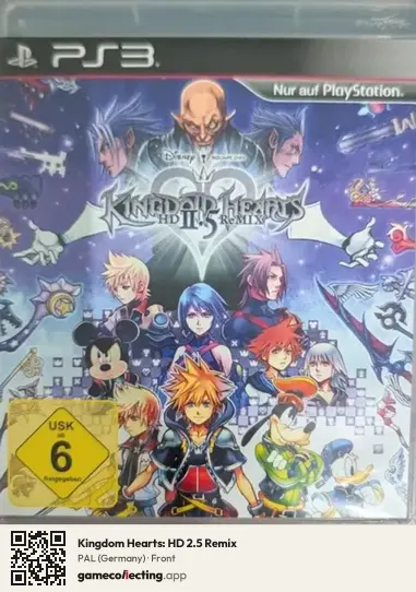 Kingdom Hearts: HD 2.5 Remix PlayStation 3, Germany box front