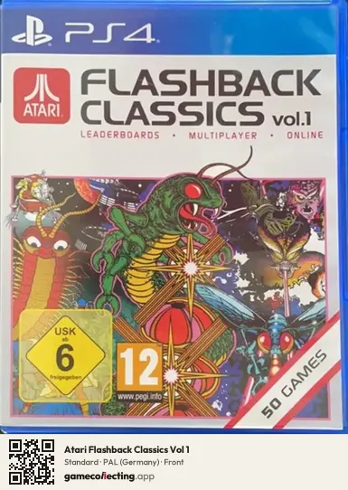 Atari Flashback Classics Vol 1 PlayStation 4, Germany box front