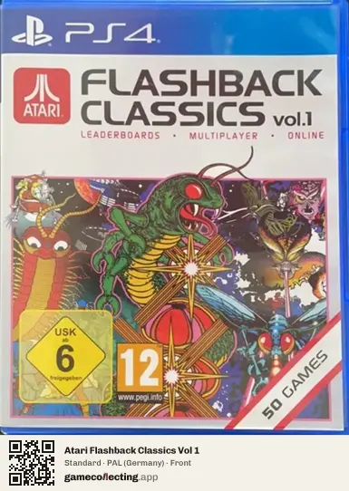 Atari Flashback Classics Vol 1 PlayStation 4, Germany box front