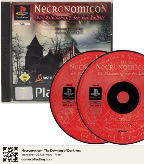 Necronomicon: The Dawning of Darkness PlayStation, Germany box front