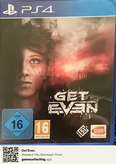 Get Even PlayStation 4, Germany box front