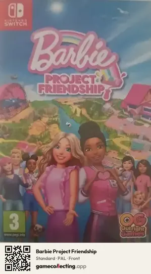 Barbie Project Friendship Nintendo Switch, PAL box front
