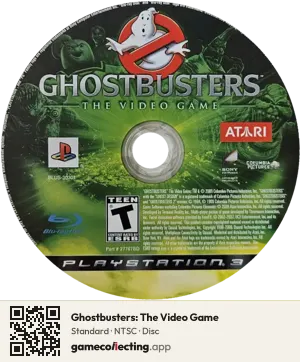 Ghostbusters: The Video Game PlayStation 3, NTSC disc