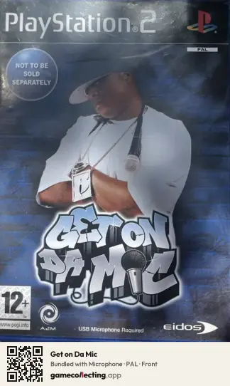 Get on Da Mic PlayStation 2, PAL box front