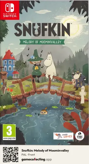 Snufkin: Melody of Moominvalley Nintendo Switch, PAL box front