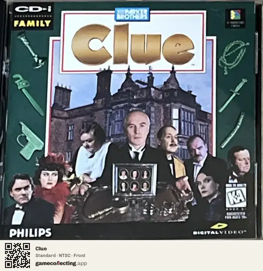 Clue Philips CD-i, NTSC box front