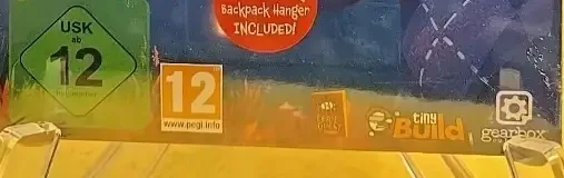 Hello Neighbor 2, the USK square on its front