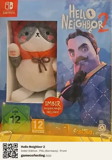 Hello Neighbor 2 Nintendo Switch, Germany box front