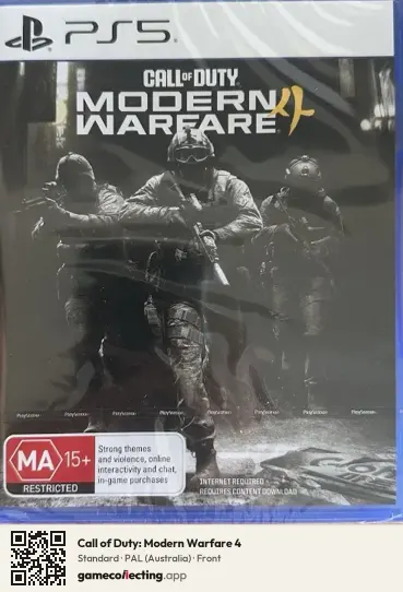 Call of Duty: Modern Warfare 4 PlayStation 5, Australia box front