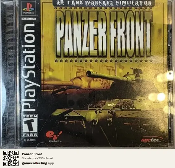 Panzer Front PlayStation, NTSC box front