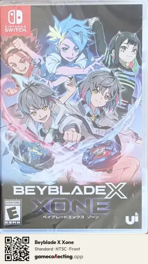 Beyblade X Xone Nintendo Switch, NTSC box front