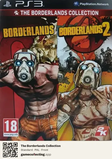 The Borderlands Collection PlayStation 3, PAL box front