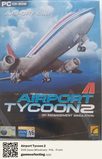Airport Tycoon 2 Computer, PAL box front