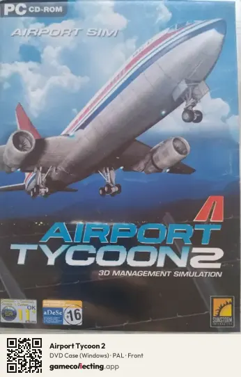 Airport Tycoon 2 Computer, PAL box front