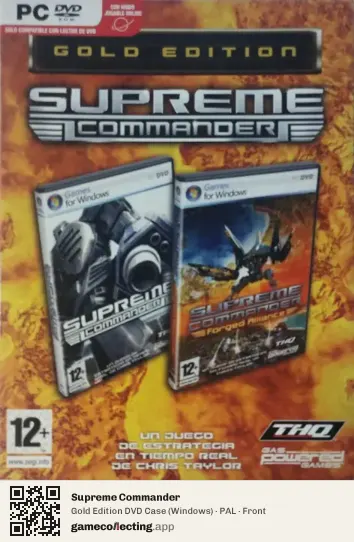 Supreme Commander Computer, PAL box front