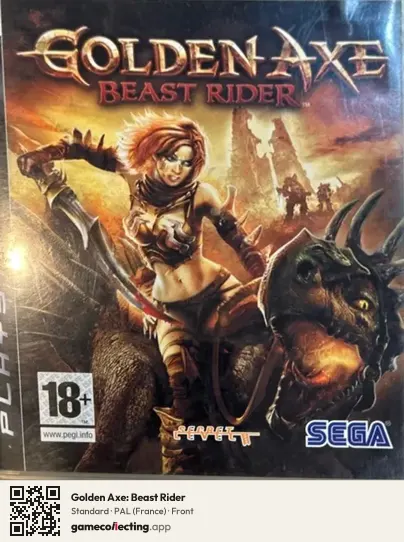 Golden Axe: Beast Rider PlayStation 3, France box front