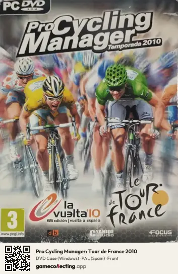 Pro Cycling Manager: Tour de France 2010 Computer, Spain box front