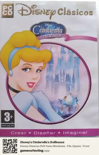 Disney's Cinderella's Dollhouse Computer, Spain box front