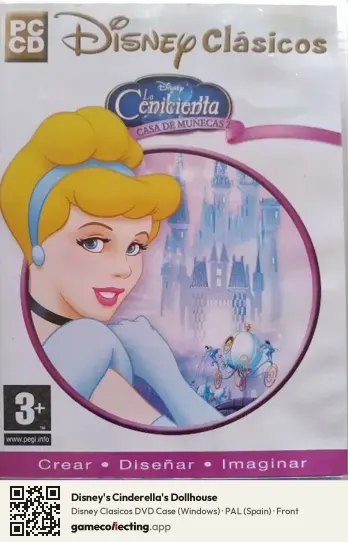 Disney's Cinderella's Dollhouse Computer, Spain box front