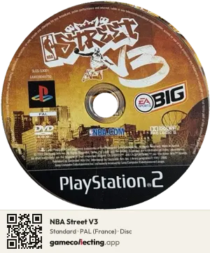 NBA Street V3 PlayStation 2, PAL disc