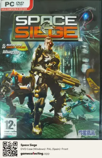 Space Siege Computer, Spain box front