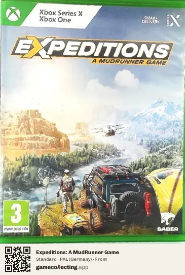 Expeditions: A MudRunner Game Xbox Series X, Germany box front