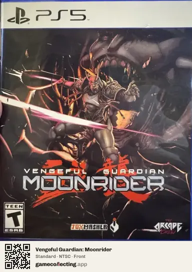 Vengeful Guardian: Moonrider PlayStation 5, NTSC box front