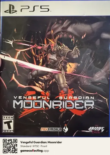 Vengeful Guardian: Moonrider PlayStation 5, NTSC box front