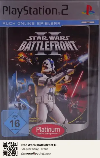 Star Wars: Battlefront II PlayStation 2, Germany box front