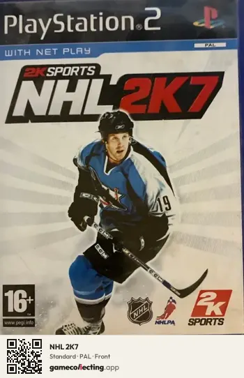 NHL 2K7 PlayStation 2, PAL box front