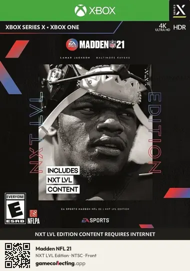 Madden NFL 21 Xbox Series X, NTSC box front