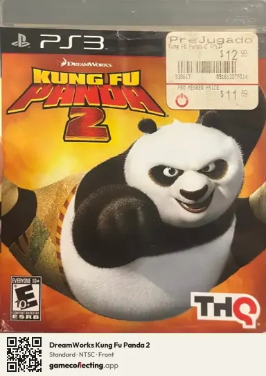 DreamWorks Kung Fu Panda 2 PlayStation 3, NTSC box front