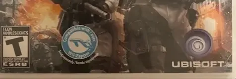 Tom Clancy's Ghost Recon, the ESRB box on its front