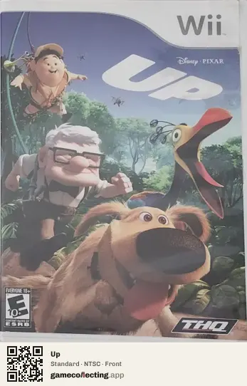Up Nintendo Wii, NTSC box front
