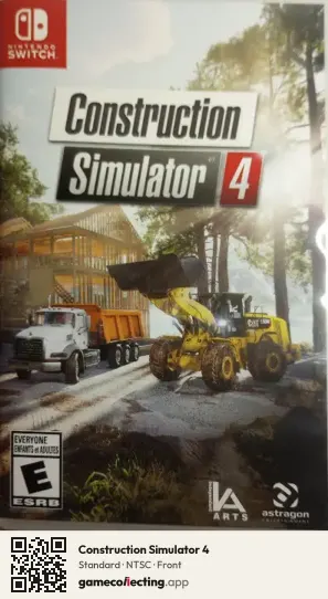 Construction Simulator 4 Nintendo Switch, NTSC box front