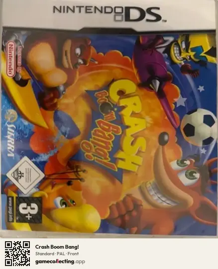 Crash Boom Bang! Nintendo DS, PAL box front