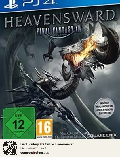 Final Fantasy XIV Online: Heavensward PlayStation 4, Germany box front