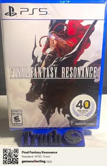 Final Fantasy Resonance PlayStation 5, NTSC box front