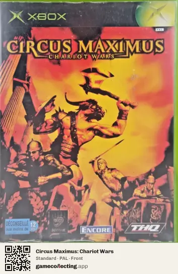 Circus Maximus: Chariot Wars Xbox, PAL box front