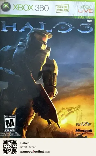Halo 3 Xbox 360, NTSC box front