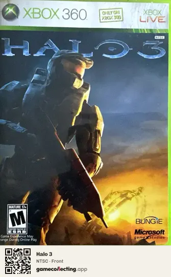 Halo 3 Xbox 360, NTSC box front