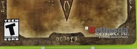 The Elder Scrolls III: Morrowind, the ESRB box on its front